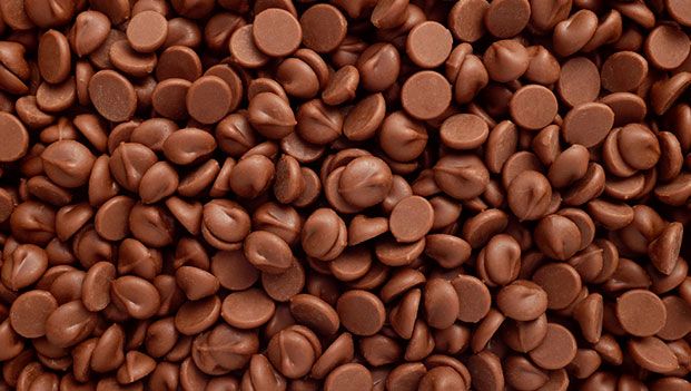 Chocolate chips background